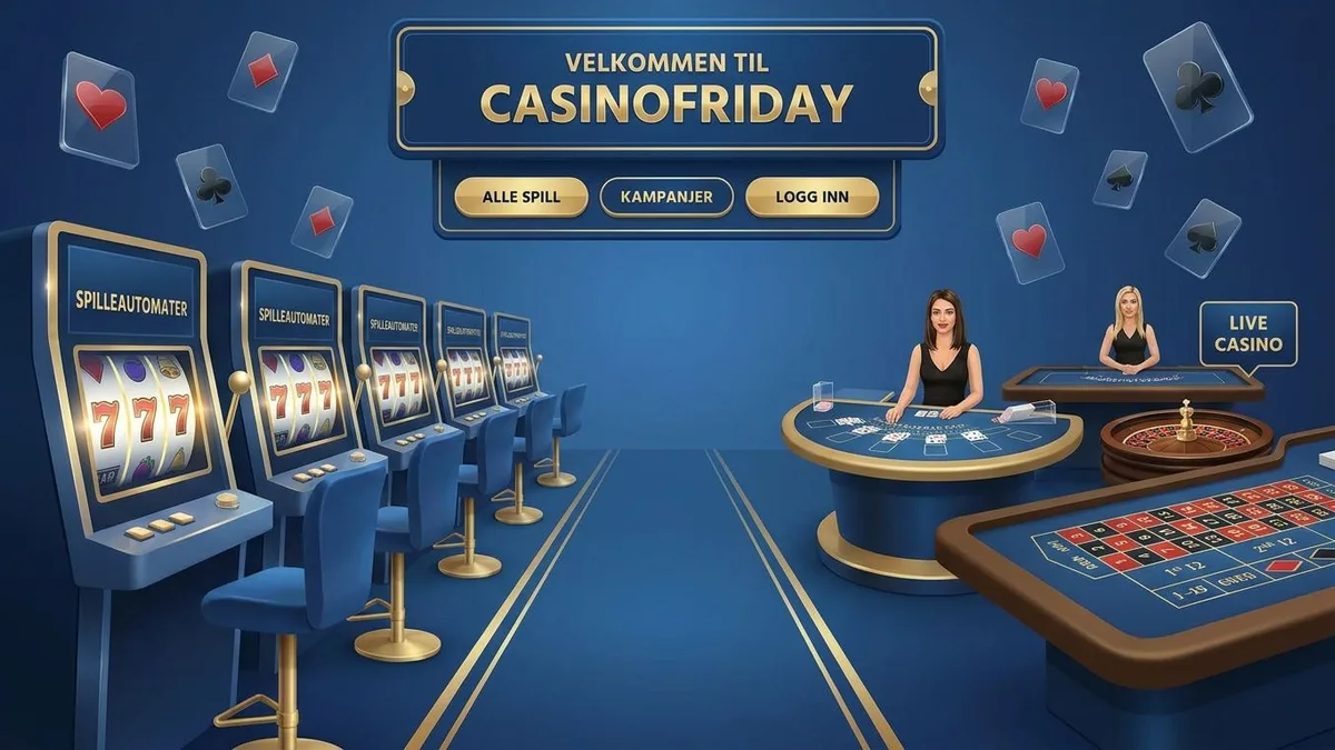 Casino-spill hos Casinofriday